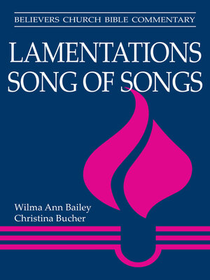 cover image of Lamentations, Song of Songs